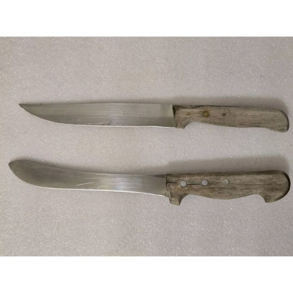 Eilfix Solingen Germany Lot Of 2 Kitchen Knives Original Berufsmesser Butcher